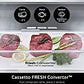 Frigorífico Combi LG GBV5250CPY, Total No Frost, 387 L, Clase C, Inox Antihuellas