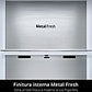 Frigorífico Combi LG GBV5250CPY, Total No Frost, 387 L, Clase C, Inox Antihuellas