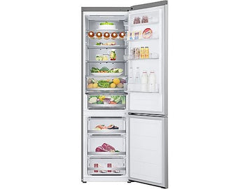 Frigorífico Combi LG GBV5250CPY, Total No Frost, 387 L, Clase C, Inox Antihuellas