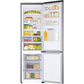 Frigorífico Combi Samsung Smart RB38C607AS9/EF, 387 L, No Frost, Twin Cooling, WiFi, Inox