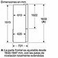 Frigorífico Multidoor Bosch KFN96VPEA, Serie 4, 605 L, Inox