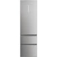 Frigorífico combi Haier HTW5620CNMG, No Frost, 414 L, 205 cm, Wi-Fi, Inox