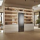 Frigorífico combi Haier HTW5620CNMG, No Frost, 414 L, 205 cm, Wi-Fi, Inox