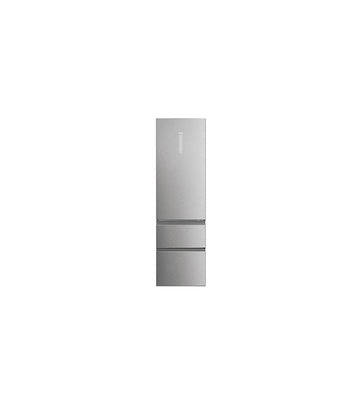 Frigorífico combi Haier HTW5620CNMG, No Frost, 414 L, 205 cm, Wi-Fi, Inox