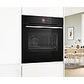 Horno Bosch Serie 8 HBG7241B1, 71 L, Hidrolítico, A+, AirFry, Pantalla táctil TFT, Negro