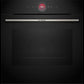 Horno Bosch Serie 8 HBG7741B1, 71 L, Pirolítico, A+, AirFry, Pantalla táctil TFT, Negro