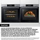 Horno Samsung NV7B4530ZAS/U1 Dual Cook Flex, 76 L, Multifunción, Pirolítico, A+, WiFi, Inox