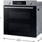 Horno Samsung NV7B4530ZAS/U1 Dual Cook Flex, 76 L, Multifunción, Pirolítico, A+, WiFi, Inox