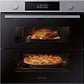 Horno Samsung NV7B4530ZAS/U1 Dual Cook Flex, 76 L, Multifunción, Pirolítico, A+, WiFi, Inox