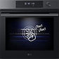 Horno integrable LG WS7D7631WB, 76 L, Pirolítico, Multifunción, Acero negro mate