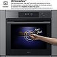 Horno integrable LG WS7D7631WB, 76 L, Pirolítico, Multifunción, Acero negro mate