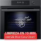Horno integrable LG WS7D7631WB, 76 L, Pirolítico, Multifunción, Acero negro mate