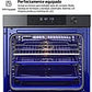 Horno integrable LG WS7D7631WB, 76 L, Pirolítico, Multifunción, Acero negro mate
