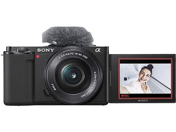 Cámara de vlogging Sony ZV-E10 con objetivo 16-50mm OSS