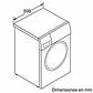 Lavadora Bosch Serie 2 (WGE03200ES), 8 kg, 1200 rpm, Clase A, Blanco