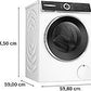Lavadora Bosch Serie 6 (WGH244A0ES), 9 kg, con i-DOS y Home Connect, Blanco