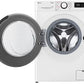 Lavadora LG F2WR5S09A0W de 8 kg, Fondo Súper Reducido, Clase A, Blanco