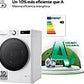 Lavadora LG F2WR5S09A0W de 9 kg, Fondo Súper Reducido, Clase A, Blanco