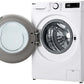 Lavadora LG F2WR5S09A0W de 9 kg, Fondo Súper Reducido, Clase A, Blanco