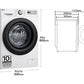 Lavadora LG F4WR5011A6F, 11 kg, Clase A/A, Blanco