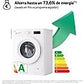 Lavadora LG F4X1008NWH, 8 kg, 1400 rpm, Clase A, Blanco Marfil
