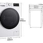 Lavadora LG Serie 550 (F4WR5510A0W), 10 kg, Clase A/A, Autodosificación, Blanco