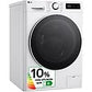 Lavadora LG Serie 600 (F4WR6010A0W), 10 kg, Clase A/A, Blanco