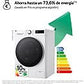 Lavadora LG Serie 600 (F4WR6010A0W), 10 kg, Clase A/A, Blanco