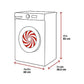 Lavadora LG Serie 600 (F4WR6010A0W), 10 kg, Clase A/A, Blanco