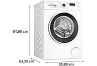 Lavadora Bosch Serie 2 WGE03200ES, 8 kg, 1200 rpm, Clase A, Blanco