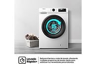 Lavadora Hisense WF1Q8041BW, 8 kg, 1400 rpm, Clase A, Blanco