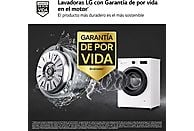Lavadora LG F4X1009NWK de 9 kg, 1400 rpm, Clase A, Blanco Marfil