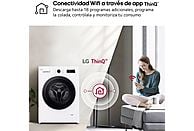Lavadora LG F4X1009NWK de 9 kg, 1400 rpm, Clase A, Blanco Marfil