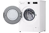 Lavadora LG F4X1009NWK de 9 kg, 1400 rpm, Clase A, Blanco Marfil