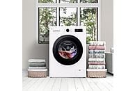 Lavadora LG F4X1009NWK de 9 kg, 1400 rpm, Clase A, Blanco Marfil