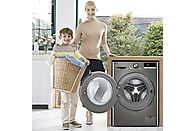 Lavadora LG Serie 700 F4WR7009AGS, 9 kg, Clase A, Inox Antihuellas