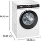 Lavadora Siemens iQ500 WG44G2ZAES, 9 kg, 1400 rpm, Clase A, Blanco - Electrodomésticos Idea SL