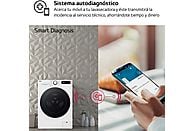 Lavadora secadora LG F2DR5S09A1W, 9/5 kg, 1400 rpm, Blanco