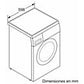 Lavadora Bosch Serie 4 (WUU28T8XES), 8 kg, 1400 rpm, Clase A, Inox