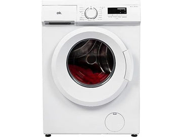 Lavadora ok. OWM 6143 D de 6 kg, 1000 rpm, Fondo Reducido, Blanco