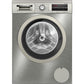 Lavadora Bosch Serie 4 (WUU28T8XES), 8 kg, 1400 rpm, Clase A, Inox