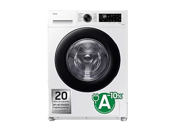 Lavadora Samsung WW90CGC04DAEEC, 9 kg, 1400 rpm, Clase A, Blanco