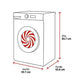 Lavadora AEG Serie 7000 ProSteam® (LFR7404L4BP), 11 kg, Clase A, Blanco