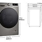 Lavadora LG Serie 700 (F4WR7010AGS), 10 kg, Clase A/A, Inox Antihuellas