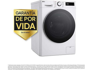 Lavadora secadora LG F4DR6010A1W, 10/6 kg, Clase A/A (Lavado/Centrifugado), Blanco