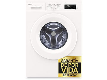 Lavadora secadora LG W4X1085NWH, 8/5 kg, Clase A (Lavado), Blanco Marfil
