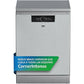 Lavavajillas Beko BDFN26640WC, 16 servicios, 6 programas, 59.8 cm, Tercera bandeja, Blanco