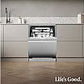 Lavavajillas LG DF587HVS – 10 servicios, 10 programas, 60 cm, Lavado a vapor, Acero antihuellas, Clase A
