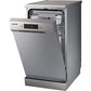 Lavavajillas Samsung DW50R4070FS/EC, 10 servicios, 6 programas, 44.9 cm, Inox