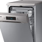 Lavavajillas Samsung DW50R4070FS/EC, 10 servicios, 6 programas, 44.9 cm, Inox